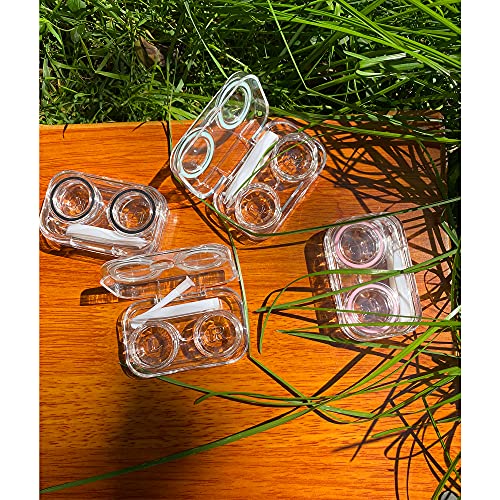 Greta's Tiny Store 4 PCS Contact Lens Cases, Colorful Contact Lens Container ...