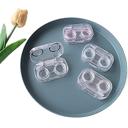 Greta's Tiny Store 4 PCS Contact Lens Cases, Colorful Contact Lens Container ...