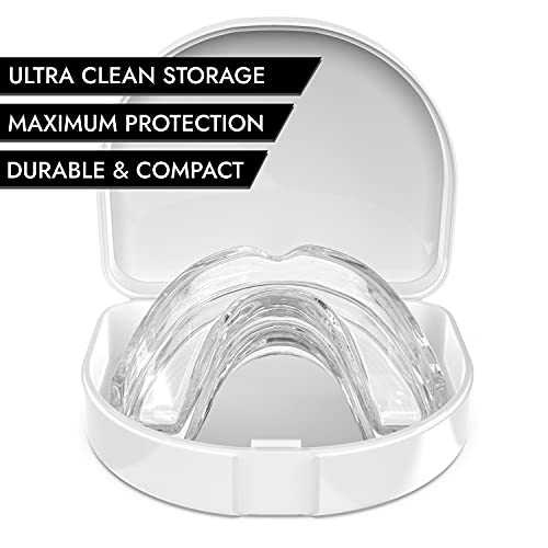 GRINDSHIELD Teeth Grinding Guard - Moldable, Trimmable - 4 Mouth Guards for G...