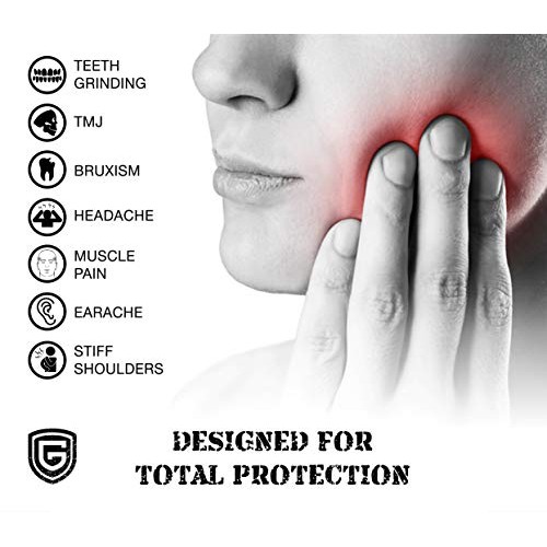 GRINDSHIELD Teeth Grinding Guard - Moldable, Trimmable - 4 Mouth Guards for G...