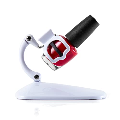 Grip and Tip Nail Polish Holder, Fingernail Polishing Tool, Manicure and Pedi...