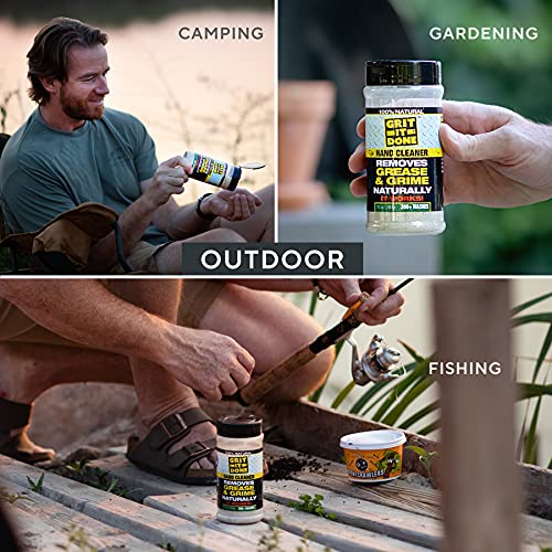 Grit-It-Done, All-Natural Heavy Duty Dirt, Grease, and Grime Remover Powdered...