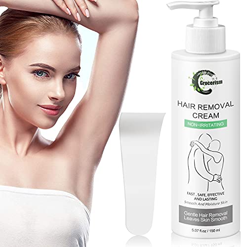 Hair Removal Cream, Painless Natural Depilatory Cream for Men and Women, Non-...