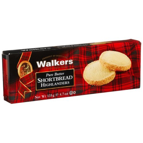 Walkers Shortbread Highlanders, 4.7-Ounce Boxes (Pack of 4)