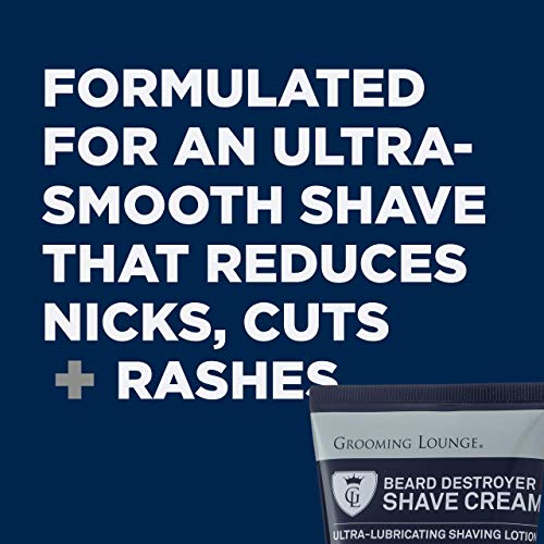 Grooming Lounge Beard Destroyer Shave Cream, Sensitive Skin, 5 oz