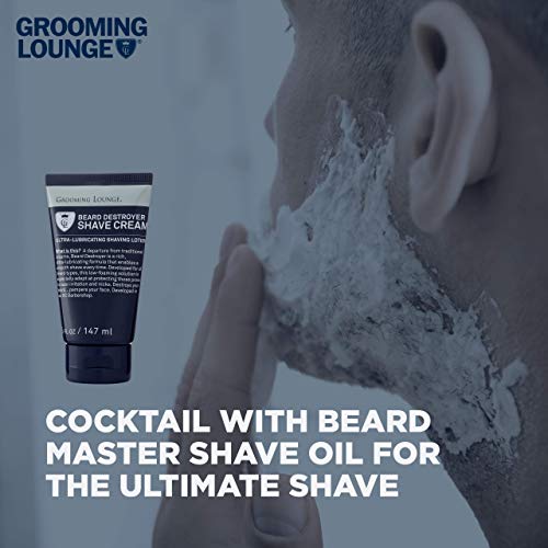 Grooming Lounge Beard Destroyer Shave Cream, Sensitive Skin, 5 oz