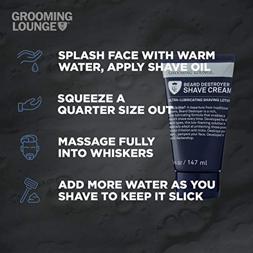 Grooming Lounge Oil & Cream Shaving Cocktail Set