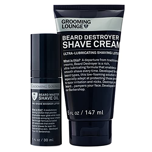 Grooming Lounge Oil & Cream Shaving Cocktail Set