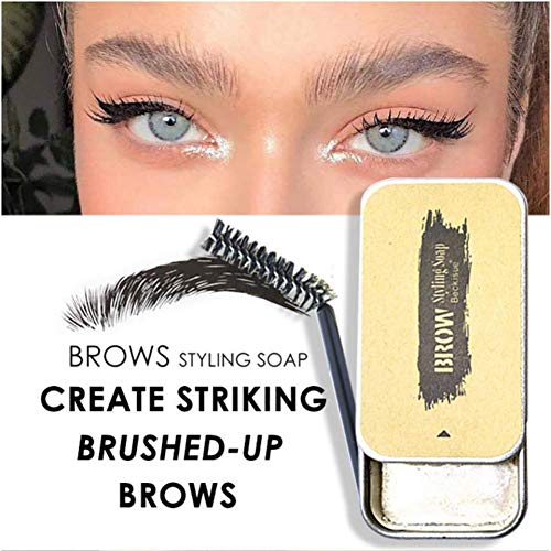 3D Feathery Brows Makeup Balm Styling Brows Soap Kit,Eyebrows Styling Soap,Br...