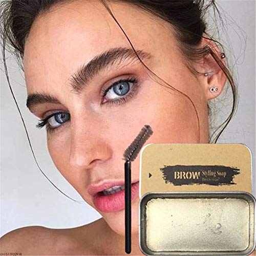 3D Feathery Brows Makeup Balm Styling Brows Soap Kit,Eyebrows Styling Soap,Br...