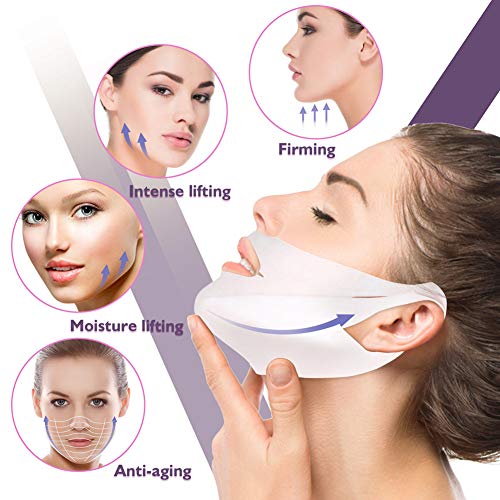 Miracle V-Shaped Slimming Mask,V Line Face Lift Mask Double Chin Reducer Lift...