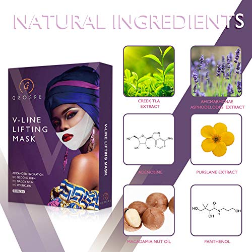 Miracle V-Shaped Slimming Mask,V Line Face Lift Mask Double Chin Reducer Lift...