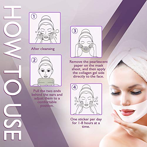 Miracle V-Shaped Slimming Mask,V Line Face Lift Mask Double Chin Reducer Lift...