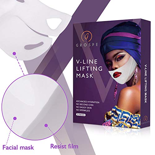Miracle V-Shaped Slimming Mask,V Line Face Lift Mask Double Chin Reducer Lift...