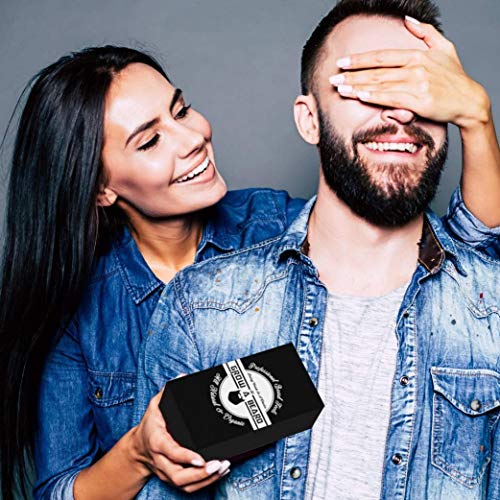 Beard Brush, Beard Comb, Beard Oil, & Beard Balm Grooming Kit for Men's Care,...