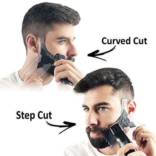 Beard Shaper & Beard Shaping Tool for Men, Beard Lineup Guide Template, Perfe...