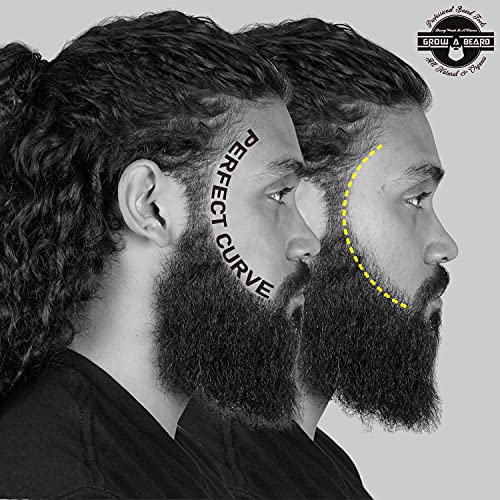 Beard Shaper & Beard Shaping Tool for Men, Beard Lineup Guide Template, Perfe...