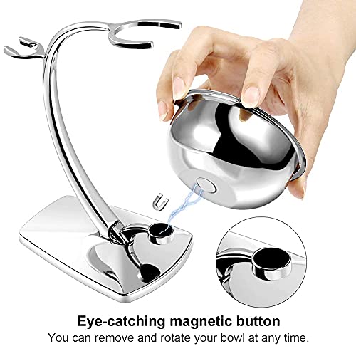 GRUTTI Premium Luxury Shaving Kit for Men with Shaving Bowl 100% Badger Brush...