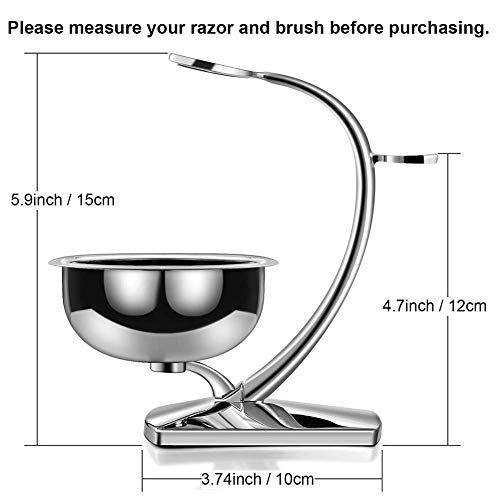 GRUTTI Premium Luxury Shaving Kit for Men with Shaving Bowl 100% Badger Brush...