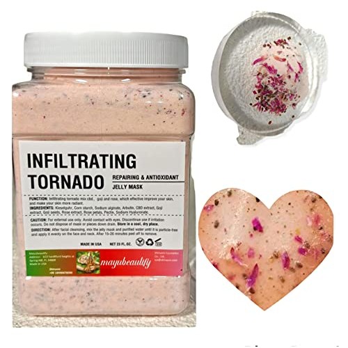 Goji, Arbutin, Rose, Cannabidiol Extract, Jelly Mask For Facials, Jelly Face ...