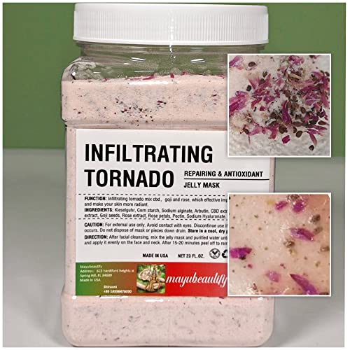 Goji, Arbutin, Rose, Cannabidiol Extract, Jelly Mask For Facials, Jelly Face ...