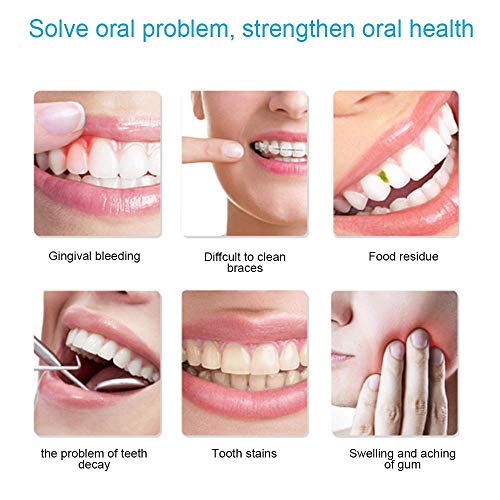 Water Dental Flosser Cordless for Teeth, GTGURAD Portable Teeth Cleaner, Rech...