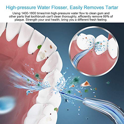 Water Dental Flosser Cordless for Teeth, GTGURAD Portable Teeth Cleaner, Rech...