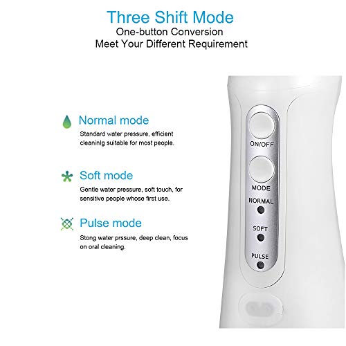 Water Dental Flosser Cordless for Teeth, GTGURAD Portable Teeth Cleaner, Rech...