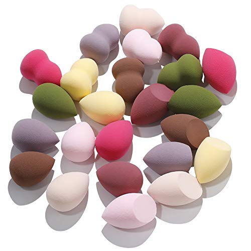 Makeup sponge 24 Pcs set-beauty sponge foundation blending sponge with 1 Pcs ...