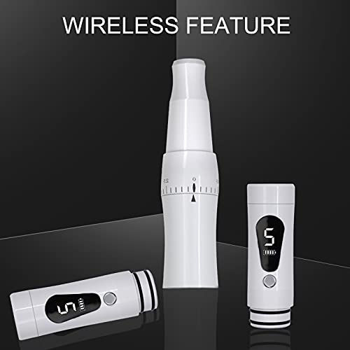 Guapa White Permanent Makeup Machine PMU Rotary Brow Tattoo Machine with 2pcs...