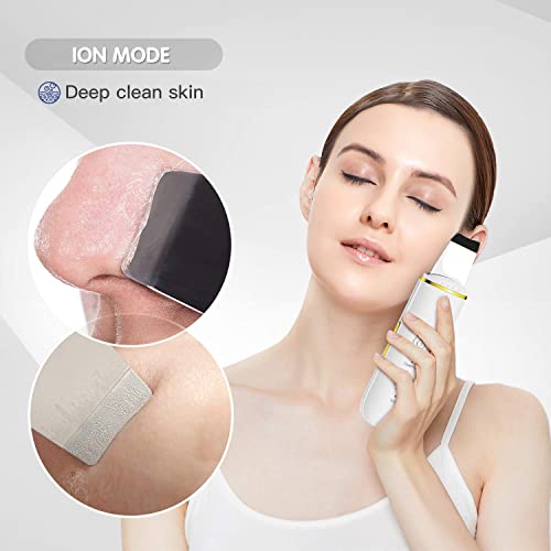 GUGUG Skin Scrubber Skin Spatula, Blackhead Remover, Facial Cleaner with 4 Mo...