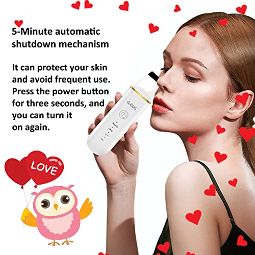 GUGUG Skin Scrubber Skin Spatula, Blackhead Remover, Facial Cleaner with 4 Mo...