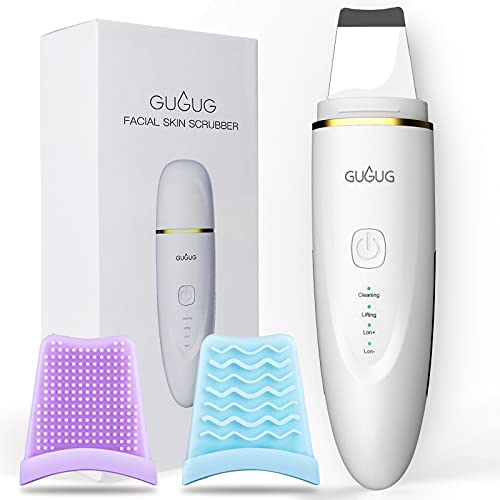 GUGUG Skin Spatula, Skin Scrubber, Face Spatula with 4 Modes, Blackhead Remov...