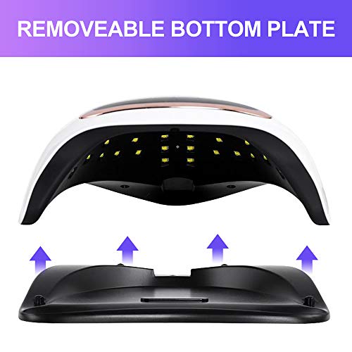 UV LED Nail Lamp, Gugusure 168W Nail Curing Lamps for Home & Salon, Led Nail ...