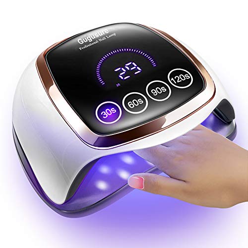UV LED Nail Lamp, Gugusure 168W Nail Curing Lamps for Home & Salon, Led Nail ...