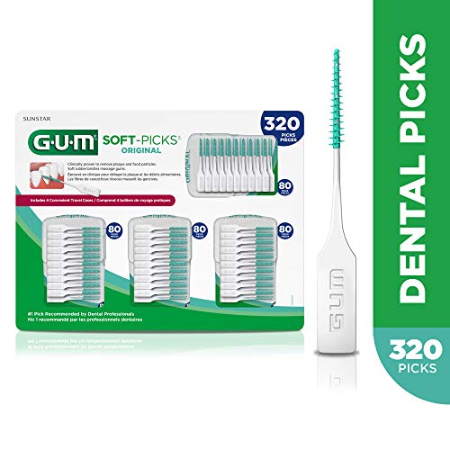 GUM - 6324A Soft-Picks Original Dental Picks, 320 Count