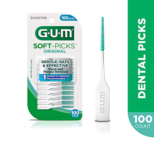 GUM - 6326RA Soft-Picks Original Dental Picks, 100 Count