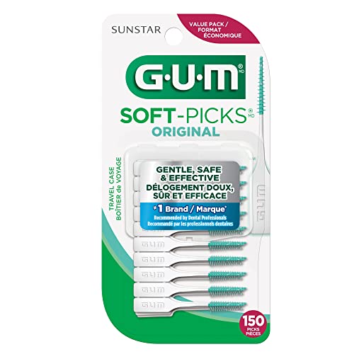 GUM-6326RA Soft-Picks Original Dental Picks, 150 Count