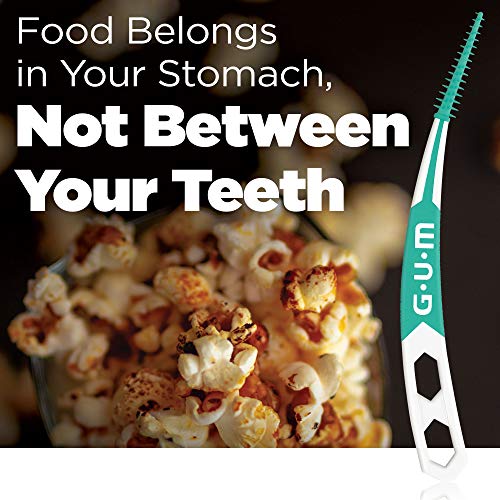 GUM - 6504R6 Soft-Picks Advanced Dental Picks, 60 Count (Pack of 6)