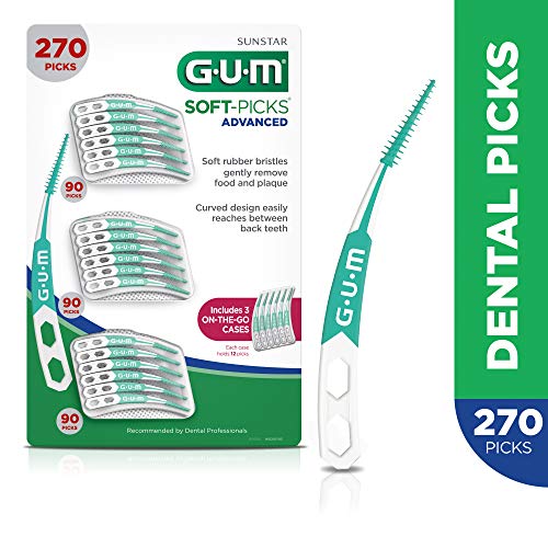 GUM-6505A Soft-Picks Advanced Dental Picks (Pack of 270)