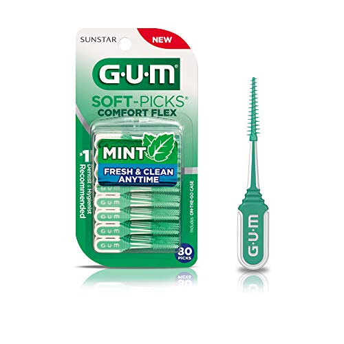 GUM-6705R Soft-Picks Comfort Flex Mint Dental Picks, New Invigorating Mint Fl...