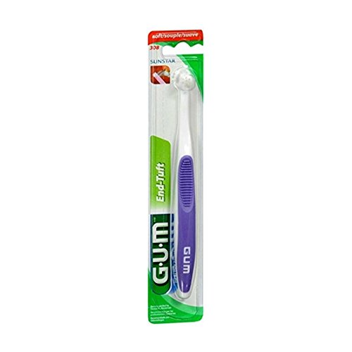 GUM End-Tuft Toothbrush, Implants, Furcations, Ortho Maintenance, Soft Bristl...