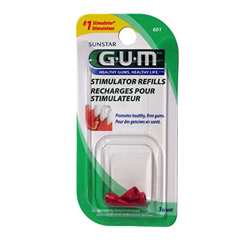 GUM Stimulator Refills 3 Count (12 Pack)