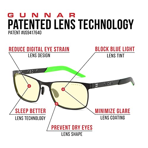Gunnar Optiks Computer Blue Light Blocking Glasse's Amber Prescription Eyewea...