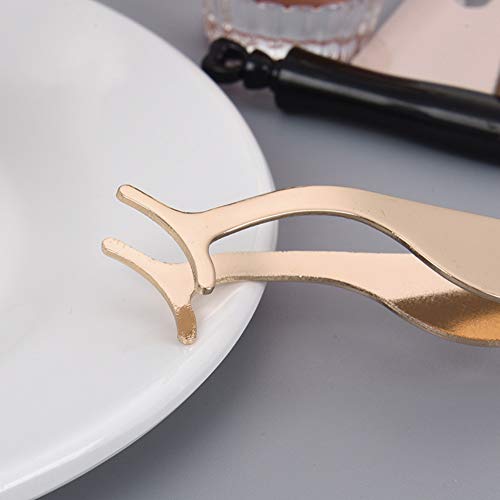 guohanfsh False Eyelash Tweezers Fake Eye Lashes Applicator Extension Curler ...