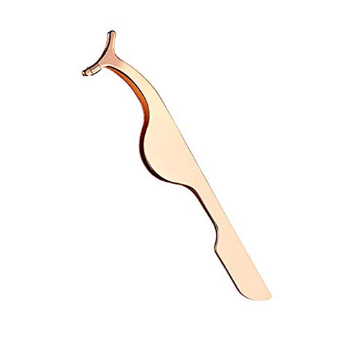 guohanfsh False Eyelash Tweezers Fake Eye Lashes Applicator Extension Curler ...
