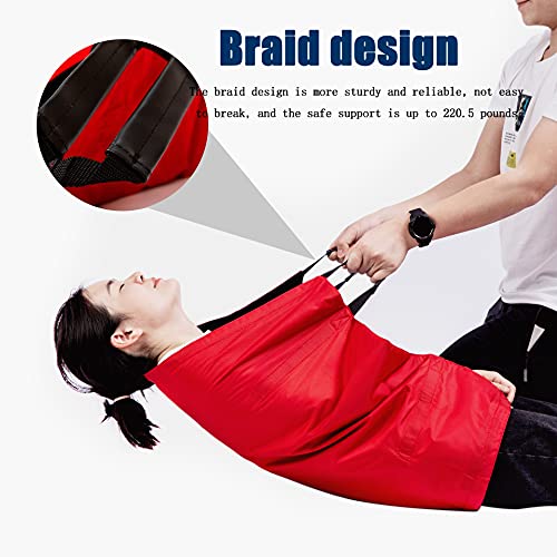 Positioning Bed Pad with Leather Handles - Multifunctional Patient Moving Bed...