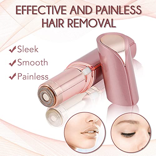 Painless Hair Removal for Women, Facial Hair Remover Devices Rechargeable, 2 ...