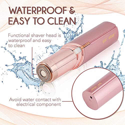 Painless Hair Removal for Women, Facial Hair Remover Devices Rechargeable, 2 ...