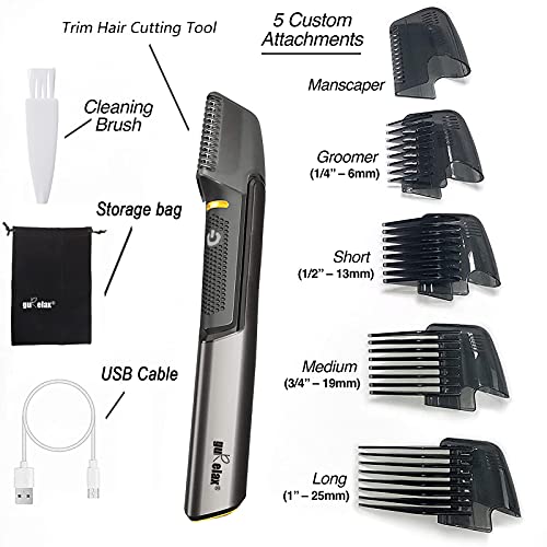 Trim Hair Cutting Tool for Men Rechargeable,Comb Hair Trimmer and Detail Trim...